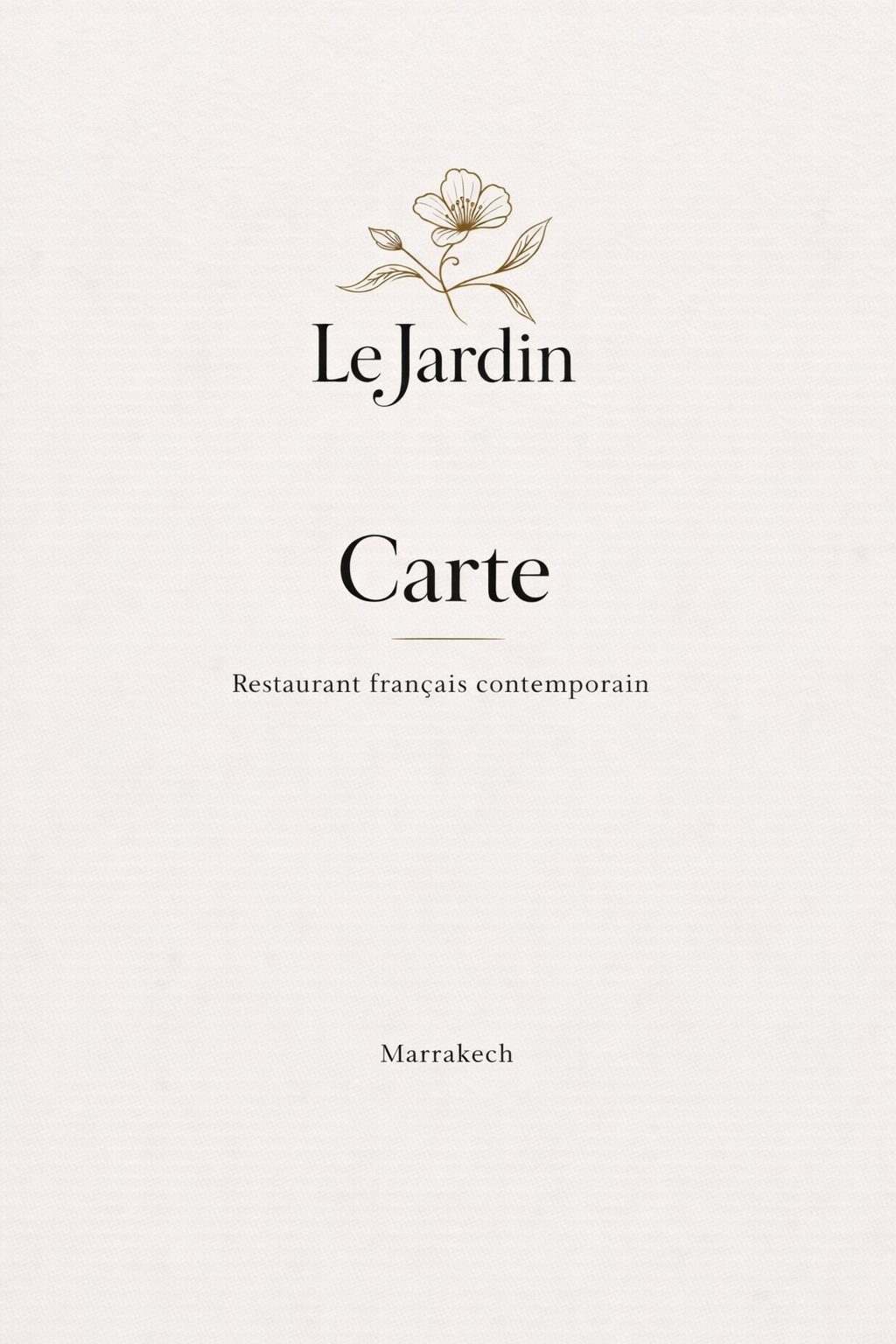 Menu page 1